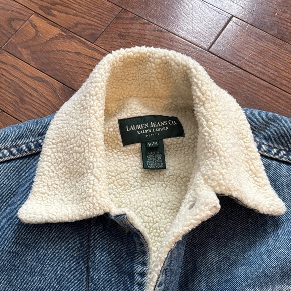 Vintage Ralph Lauren Cream Sherpa Jacket - Picture 12 of 12